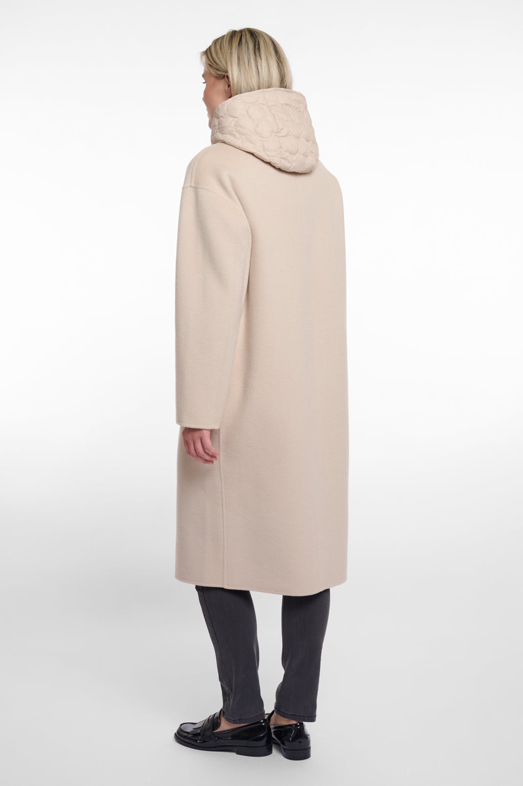 RINO & PELLE Femia Premium Frakke Quilted Light Desert Beige
