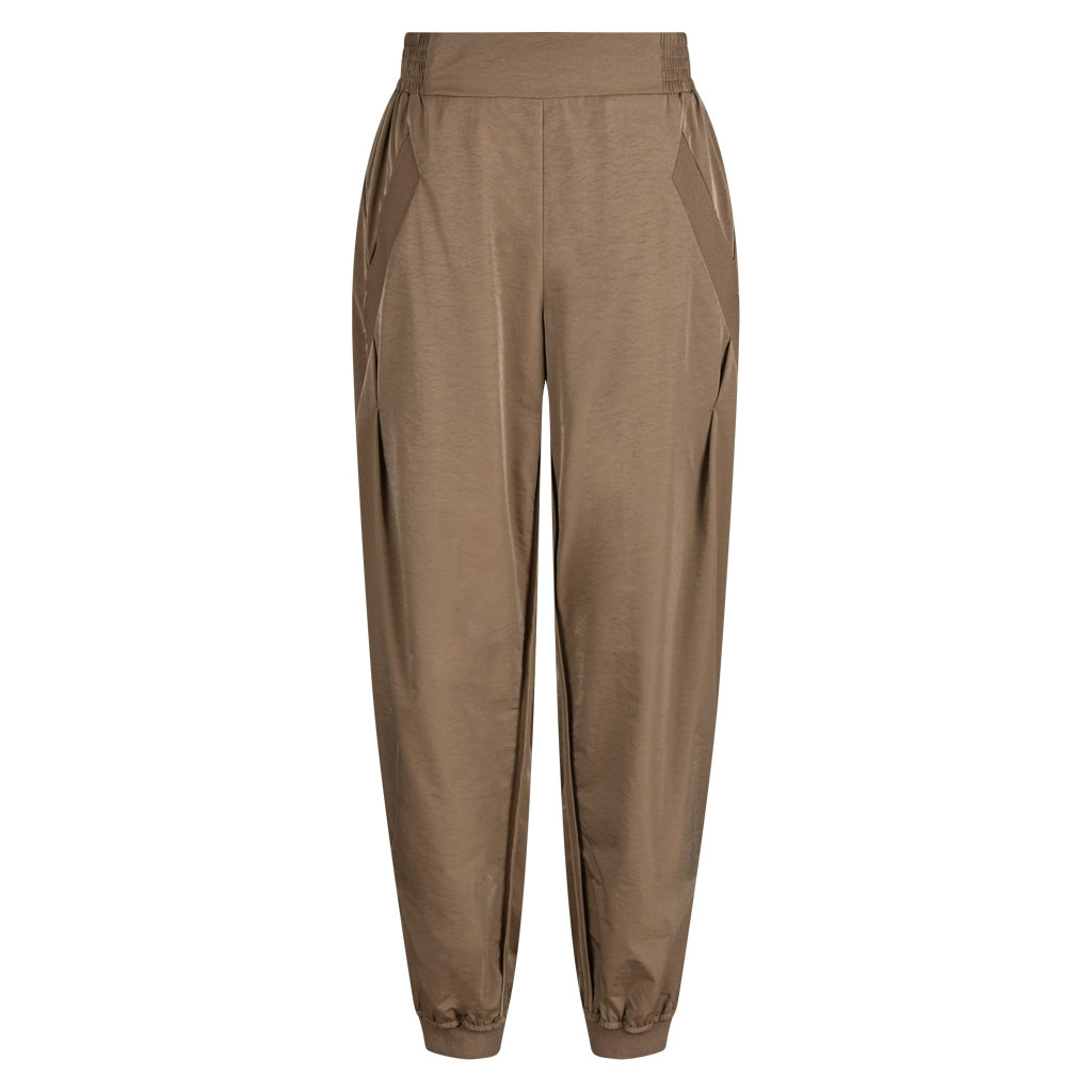 GOSSIA MollieGO Bukser Long Mørk Camel Brun