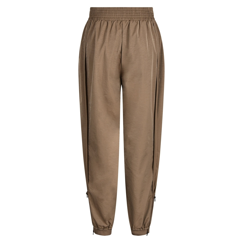 GOSSIA MollieGO Bukser Long Mørk Camel Brun