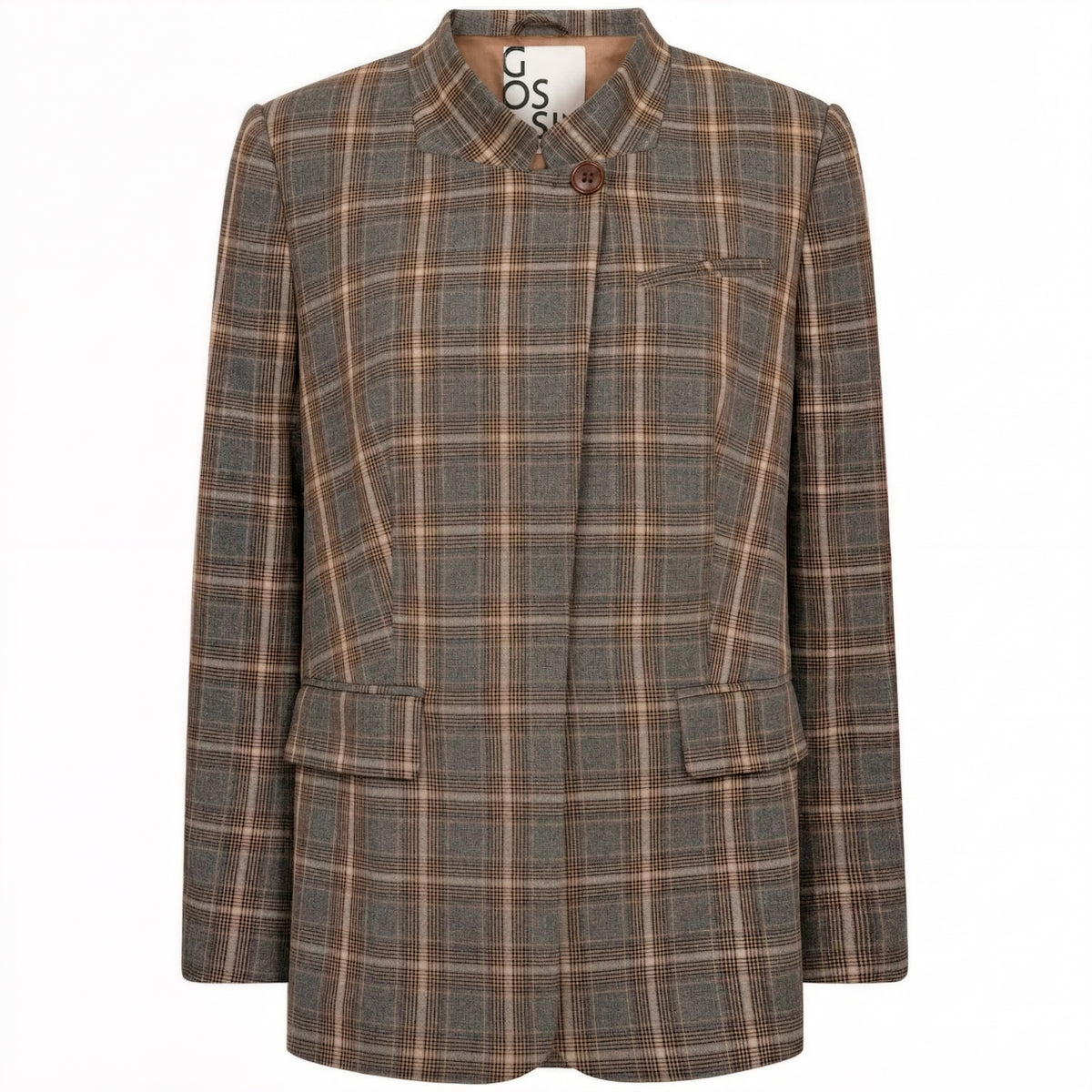 GOSSIA ElliGO Blazer Checks Brun