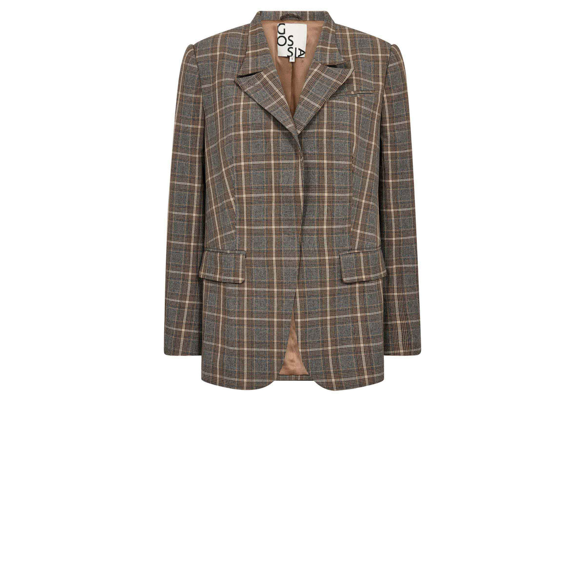 GOSSIA ElliGO Blazer Checks Brun