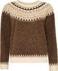 Ofelia Grace Pullover Beige Brun