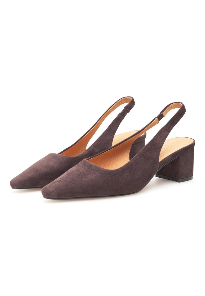 WODEN Julia S Pump Chocolate Brun