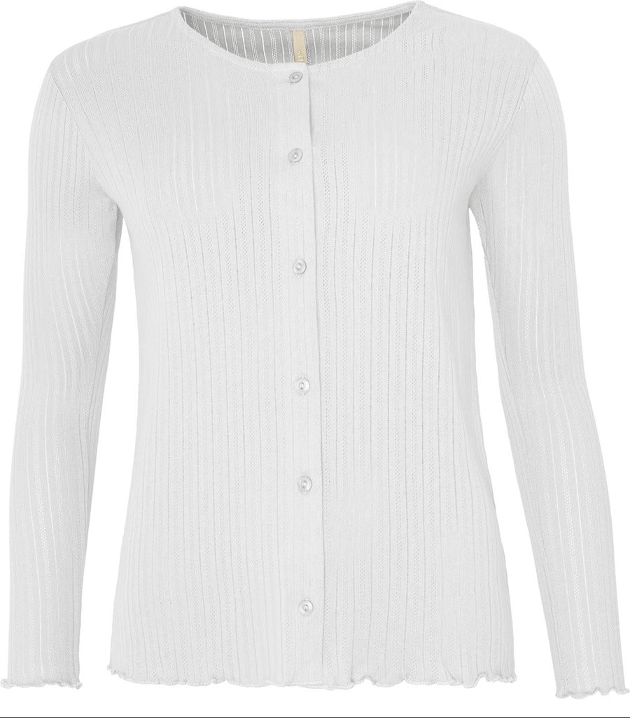 Ofelia Maj Cardigan Hvid