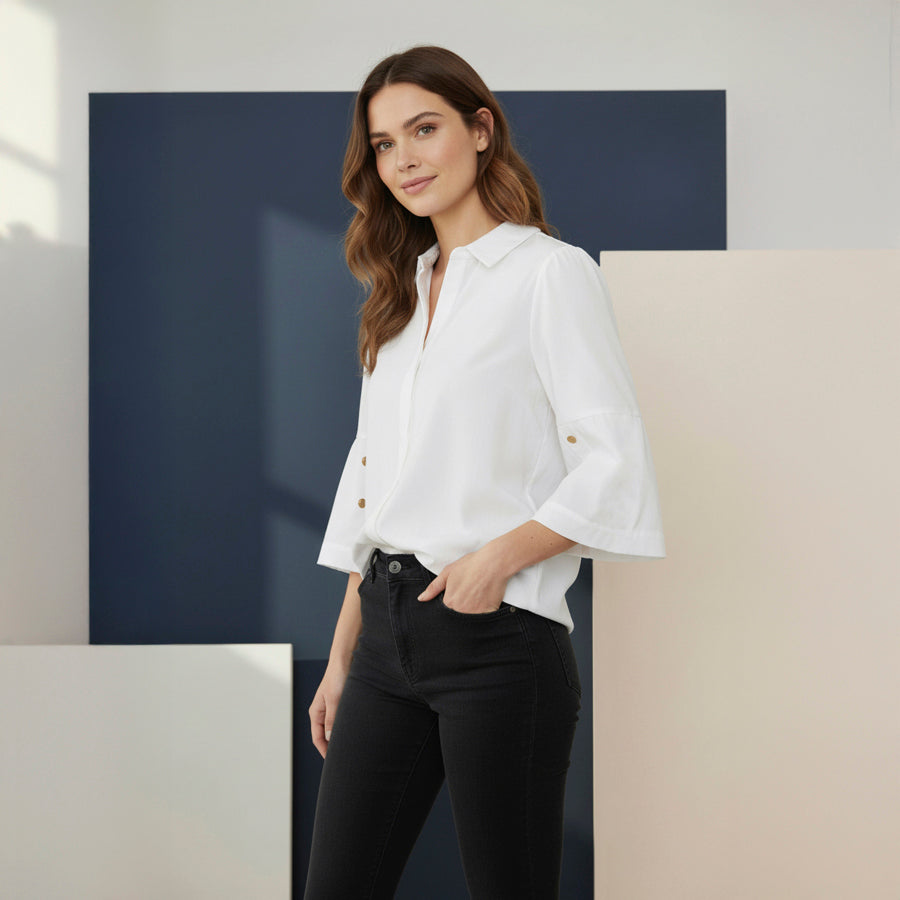 Ofelia Mette Bluse Hvid
