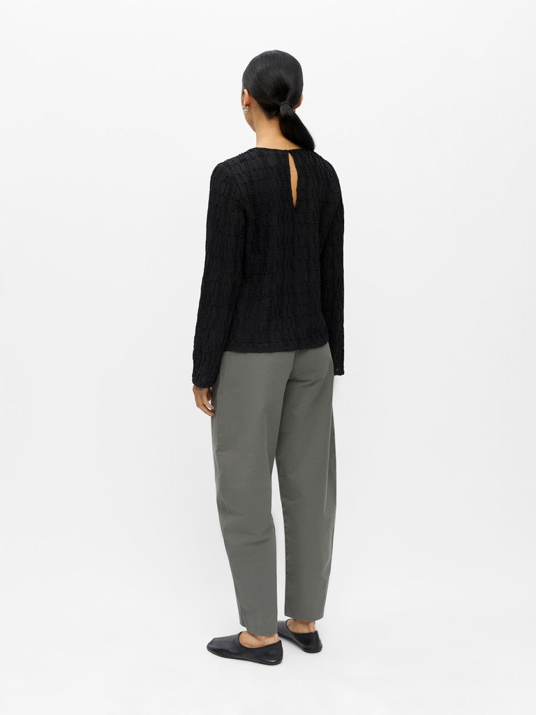 OBJECT EVIE Top Langærmet Sort
