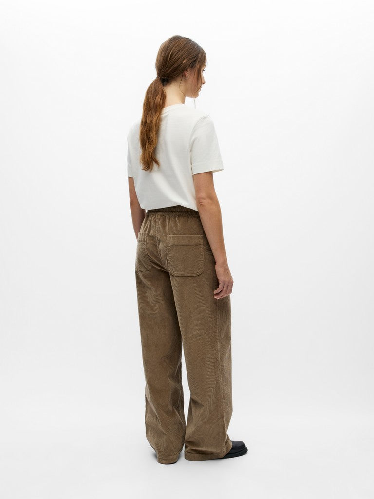 OBJECT HEIDA Buks Mid Waist Desert Taupe Brun
