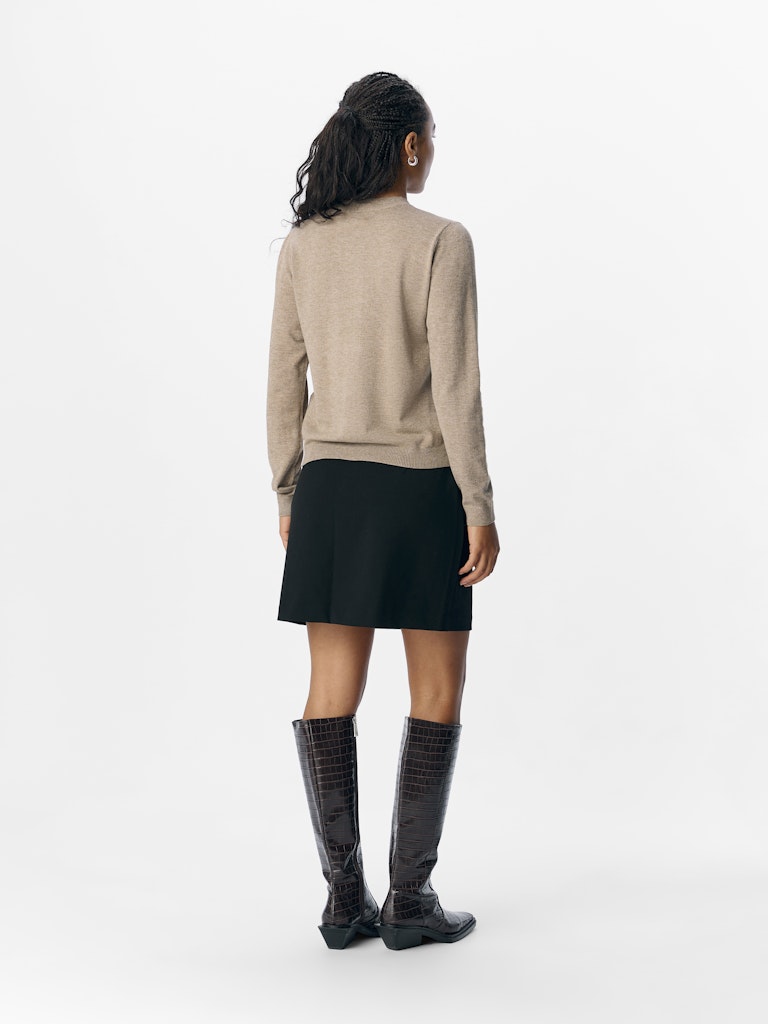 OBJECT LISA Mini Nederdel Sort