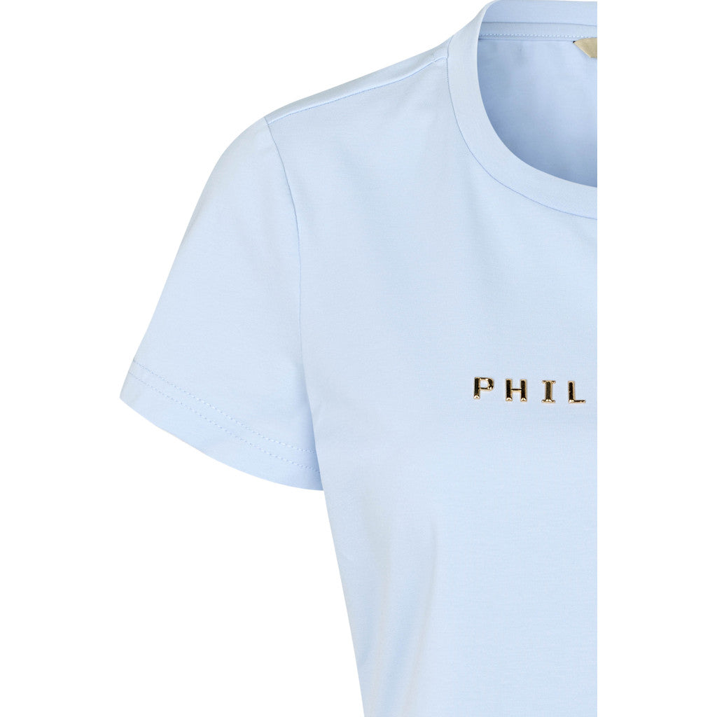 PBO Philosopher T-shirt Kortærmet Lys Blå