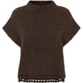 PBO Vallio Strik Vest Chocolate Brun