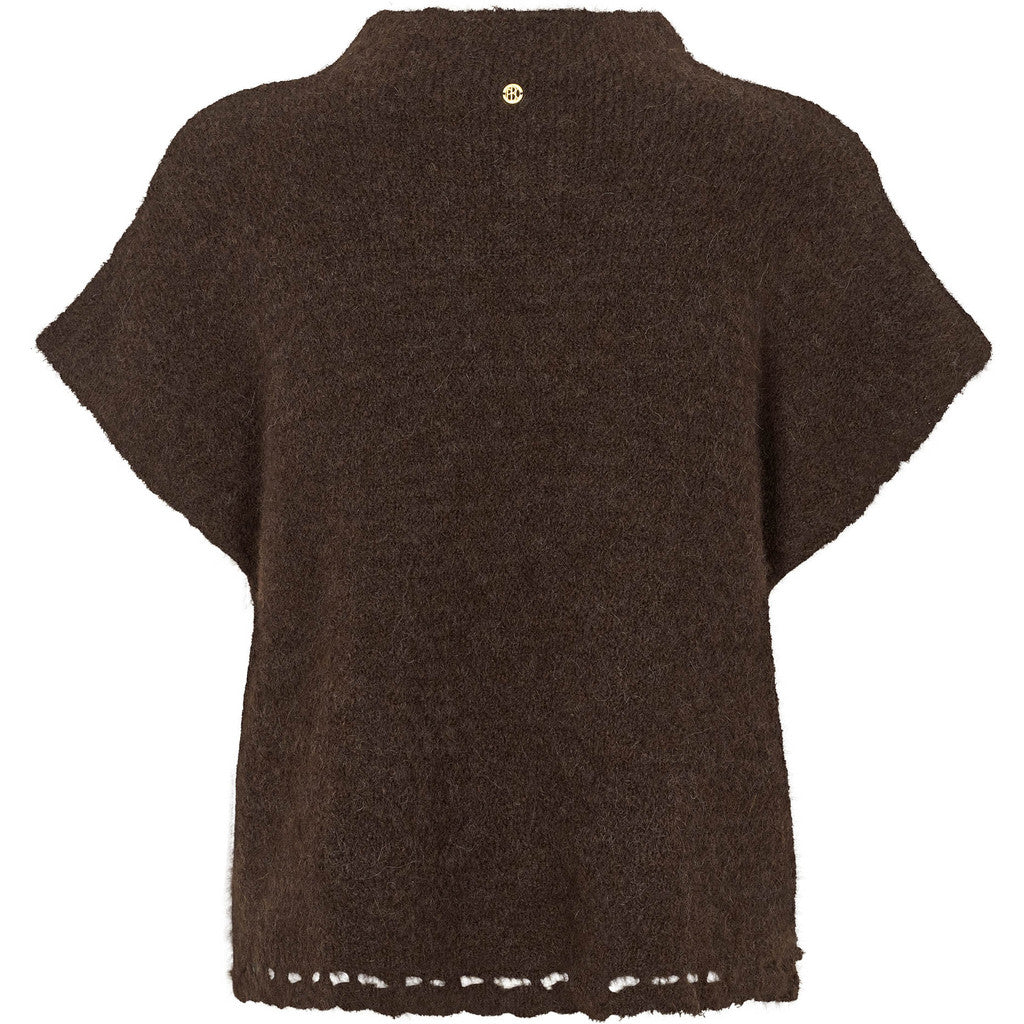 PBO Vallio Strik Vest Chocolate Brun