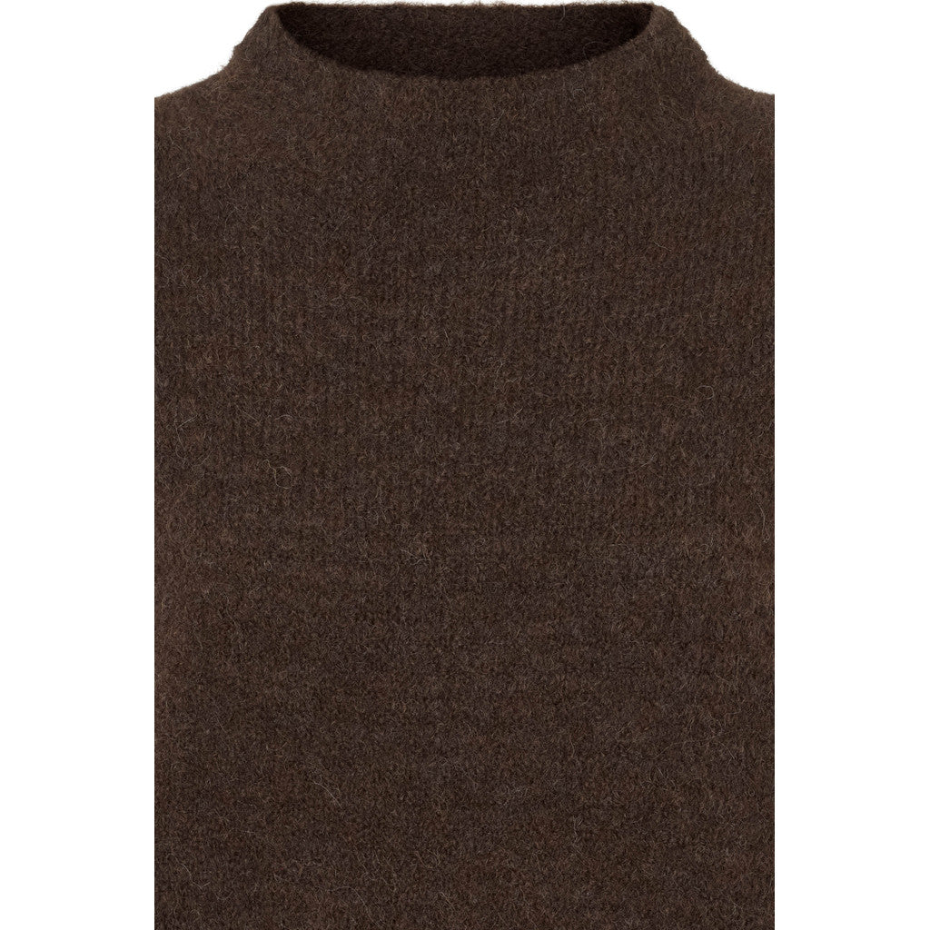 PBO Vallio Strik Vest Chocolate Brun