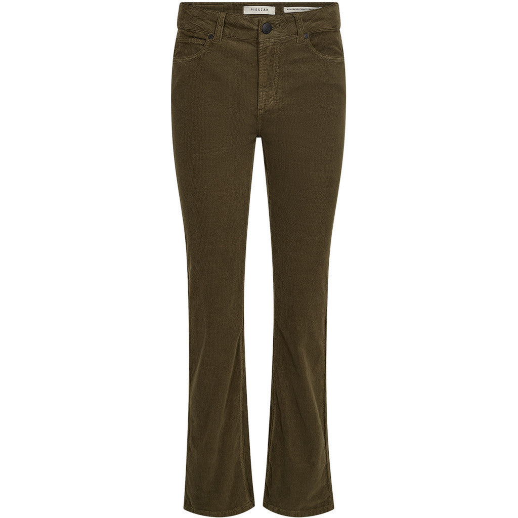 Pieszak PD Jelena Jeans Baby Cord Dark Olive Grøn