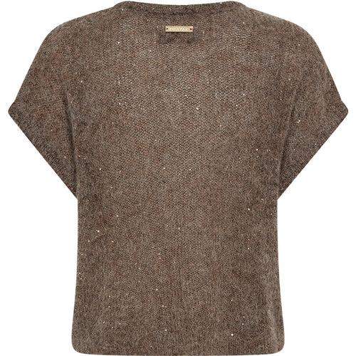 Pieszak PD Renee Strik Sequins Batwing Sort Kaffe Melange