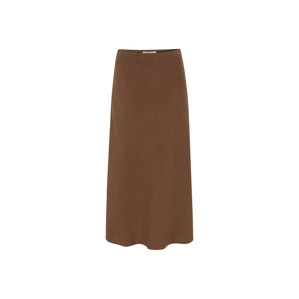 Soft Rebels Abia Midi Nederdel Downtown Brun