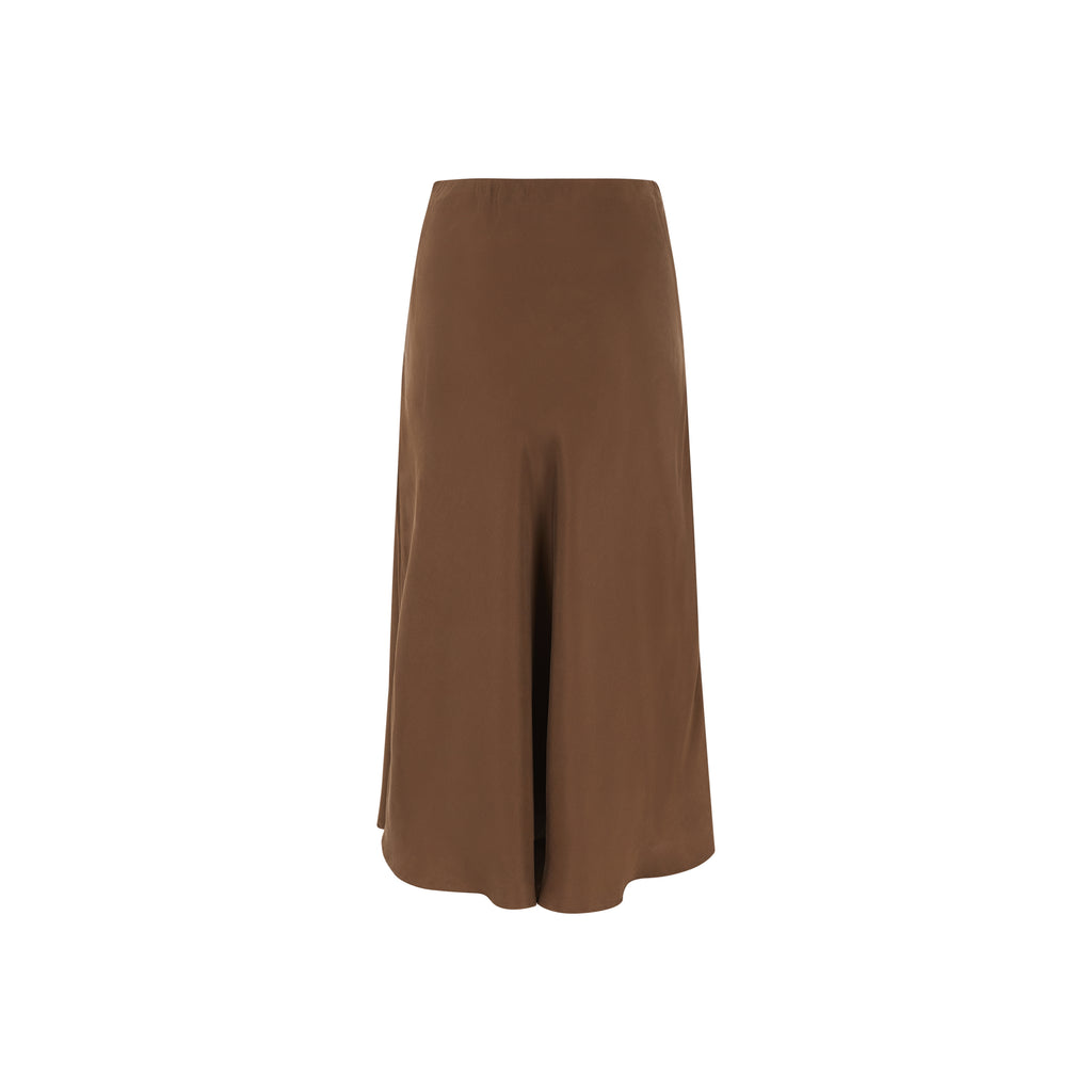 Soft Rebels Abia Midi Nederdel Downtown Brun