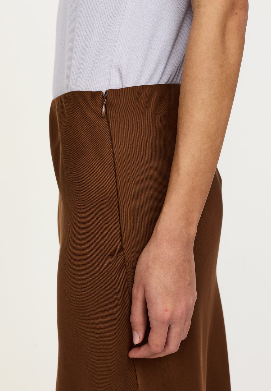 Soft Rebels Abia Midi Nederdel Downtown Brun