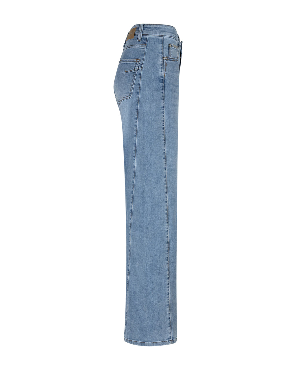 Red Button Claudette Jeans Slanted Seam L33 Lys Blå
