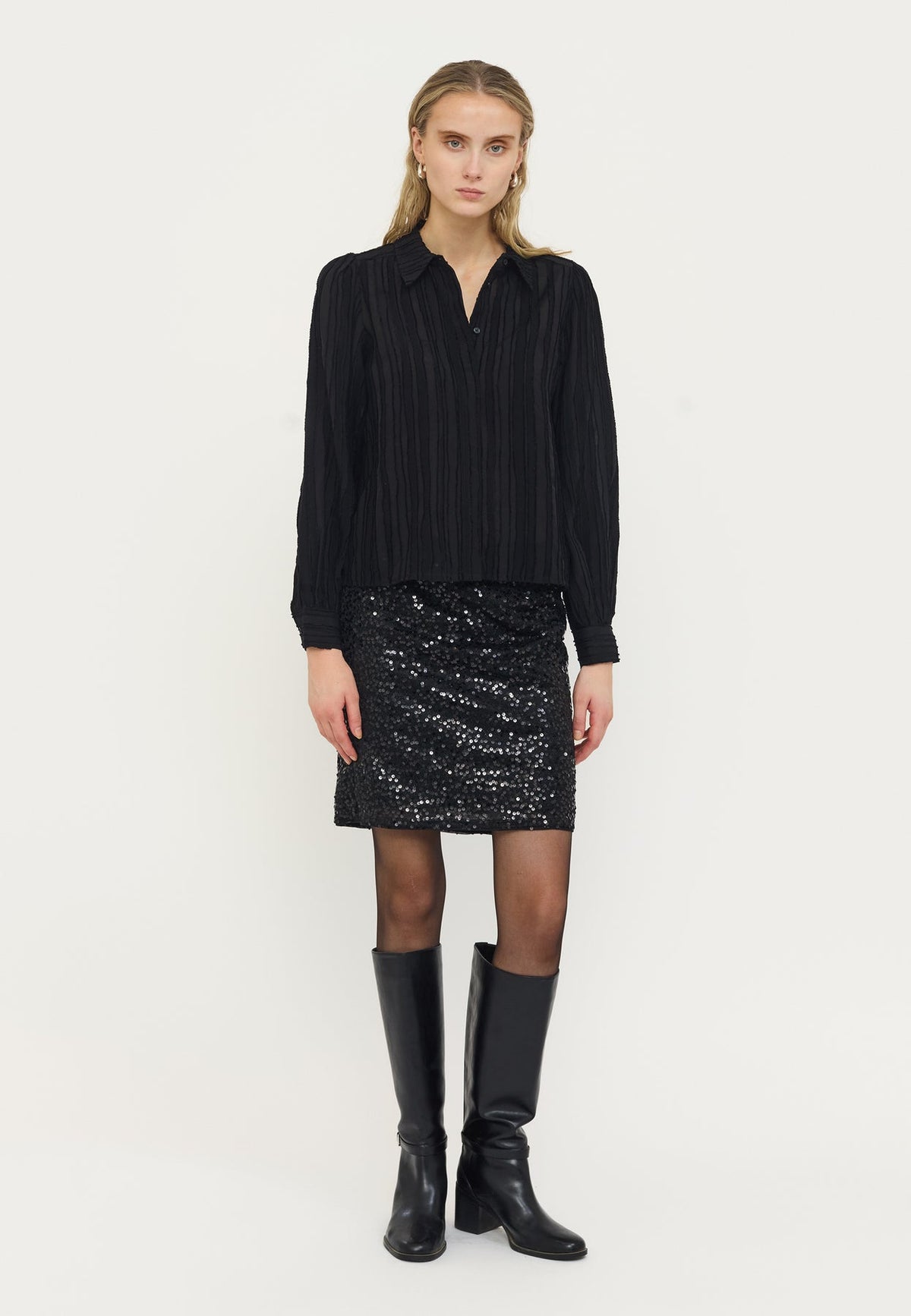 Soft Rebels Odele Skjorte Sort