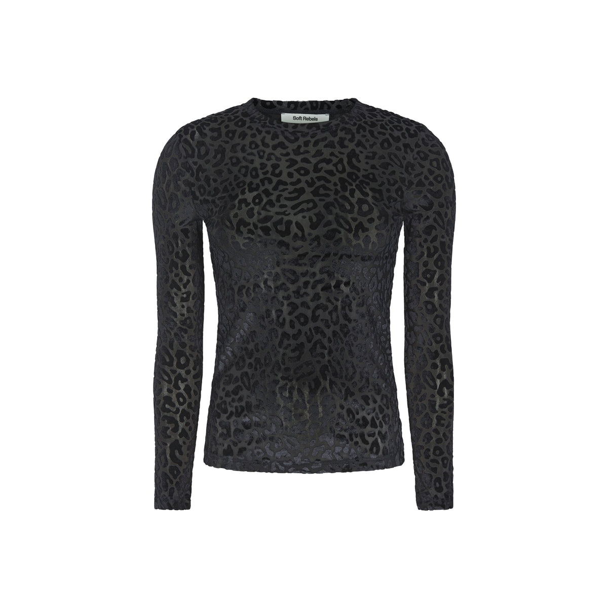 Soft Rebels Zaria Top Langærmet Sort