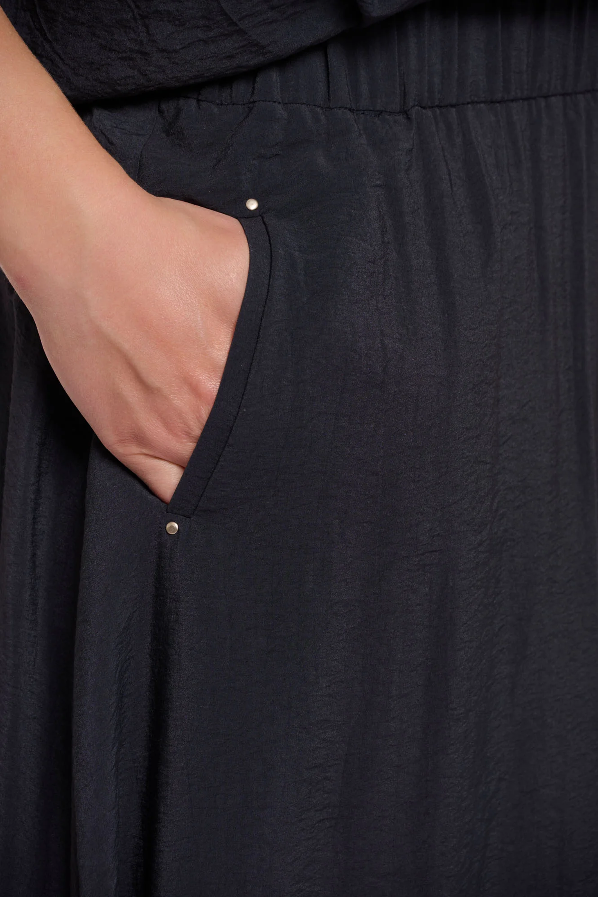 RINO & PELLE Tosca Midi Nederdel Dark Navy
