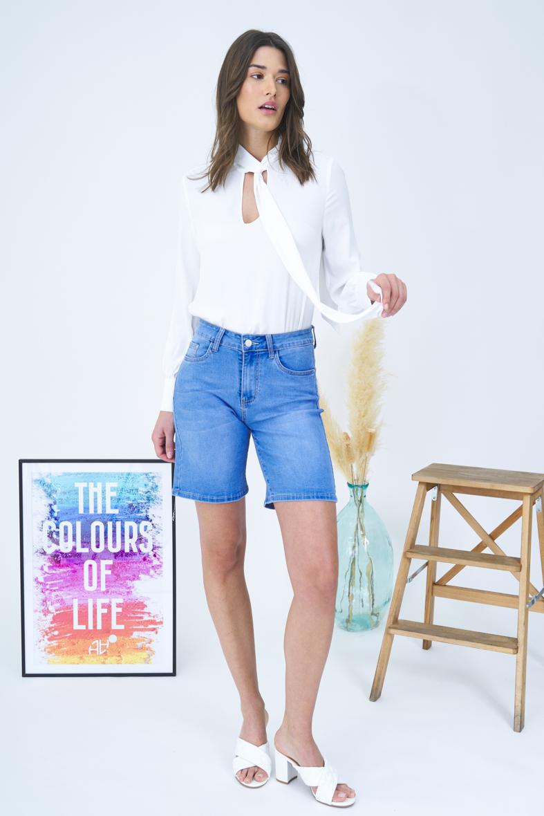 Löwenstein AZAZA Shorts Lynlås Denim Blå