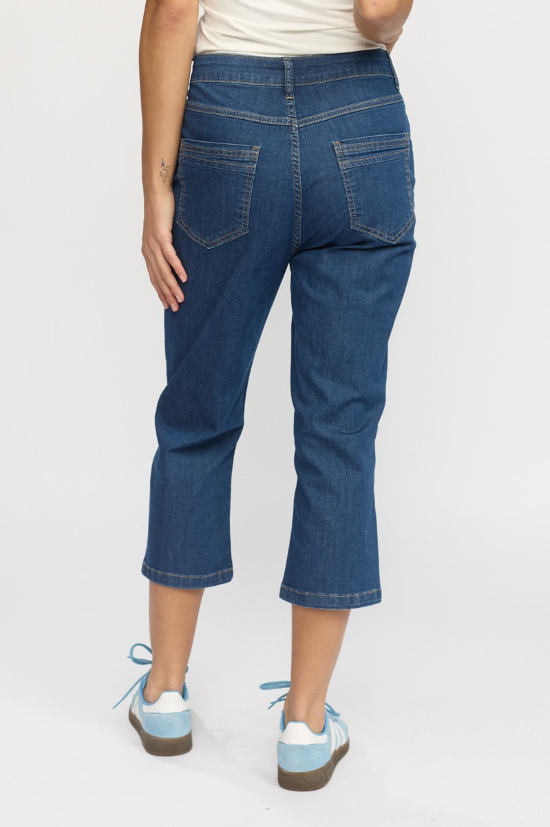 2 Biz Amira Bukser Denim Blå