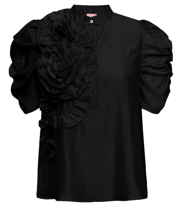 GOSSIA AnnsofiGO Bluse Sort