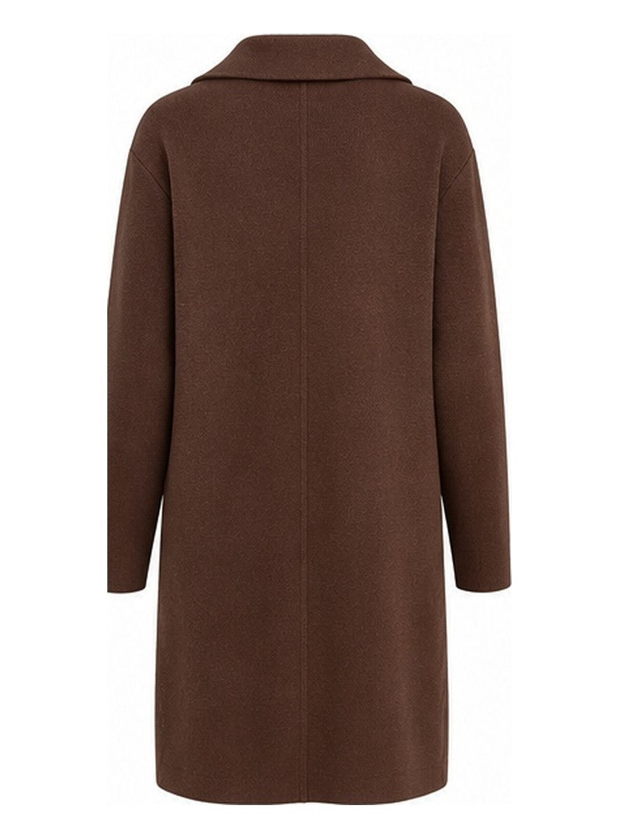 Marinello Karn Cardigan Lang Brun Guld