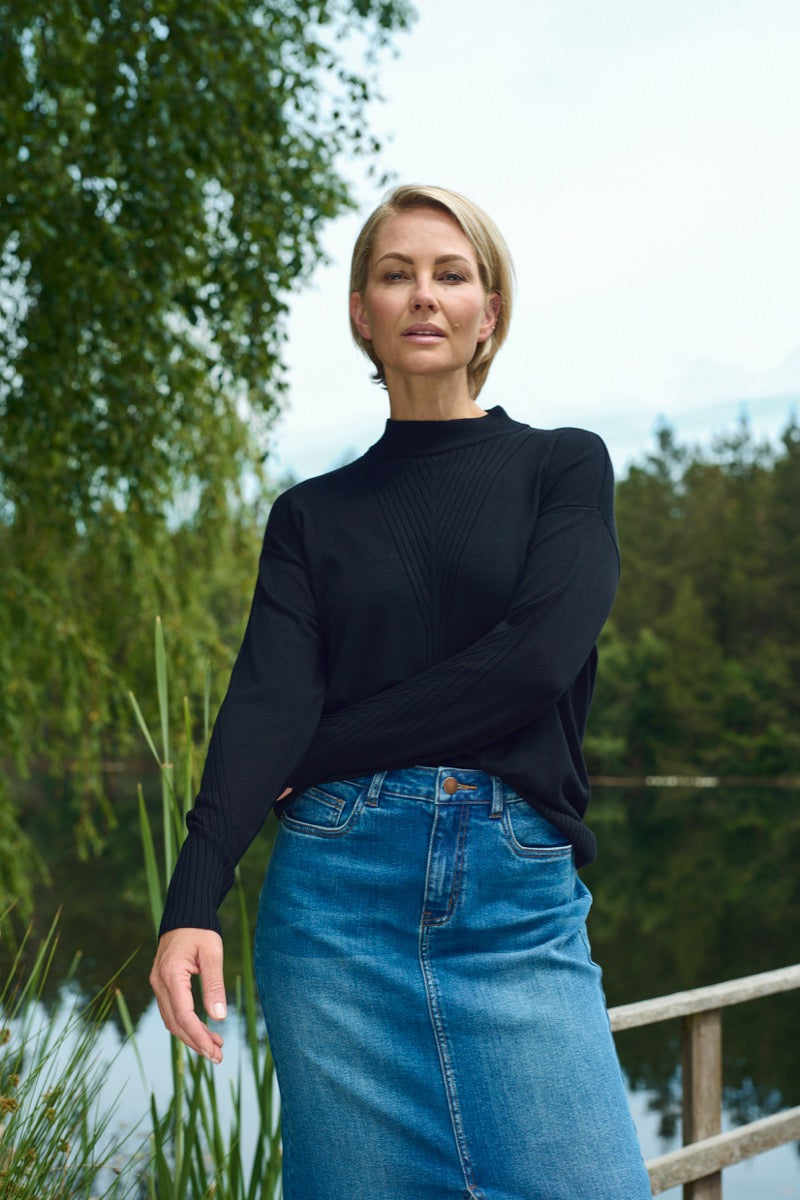 KAFFE Nelly Pullover Sort