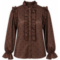 CostaMani Dots Skjorte Choco Brun