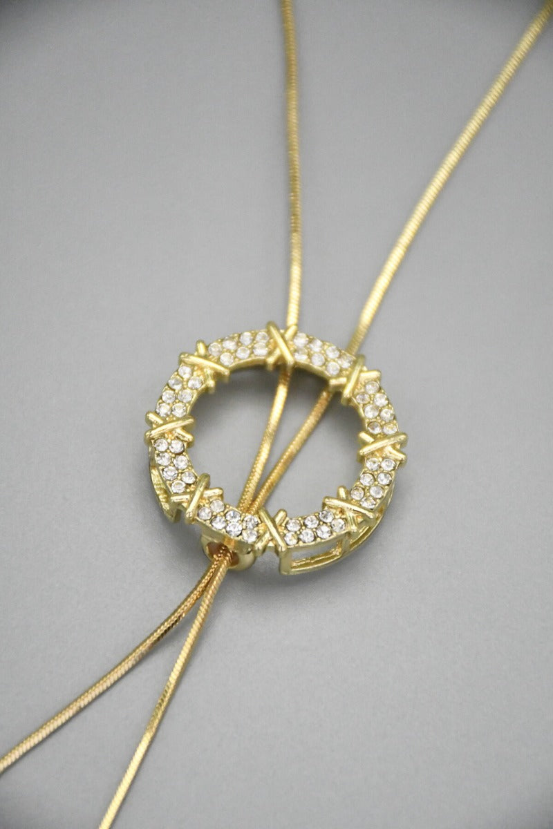Löwenstein ROSA Halskæde Ring Sten Guld