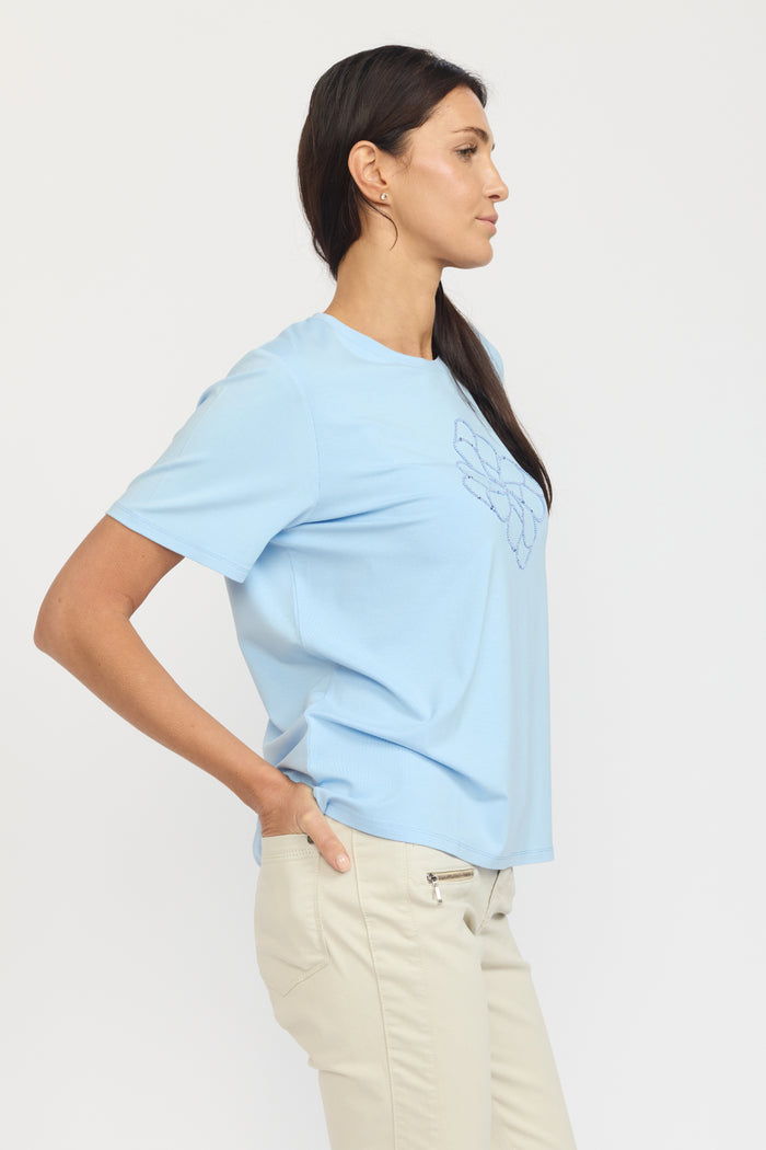 2 Biz Dari T-shirt Light Blå
