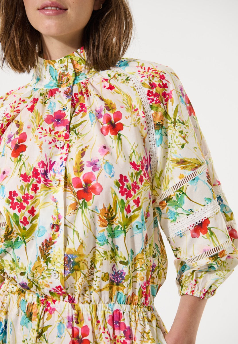 Dea Kudibal ELINA NS Kjole w Ruffles Blossom