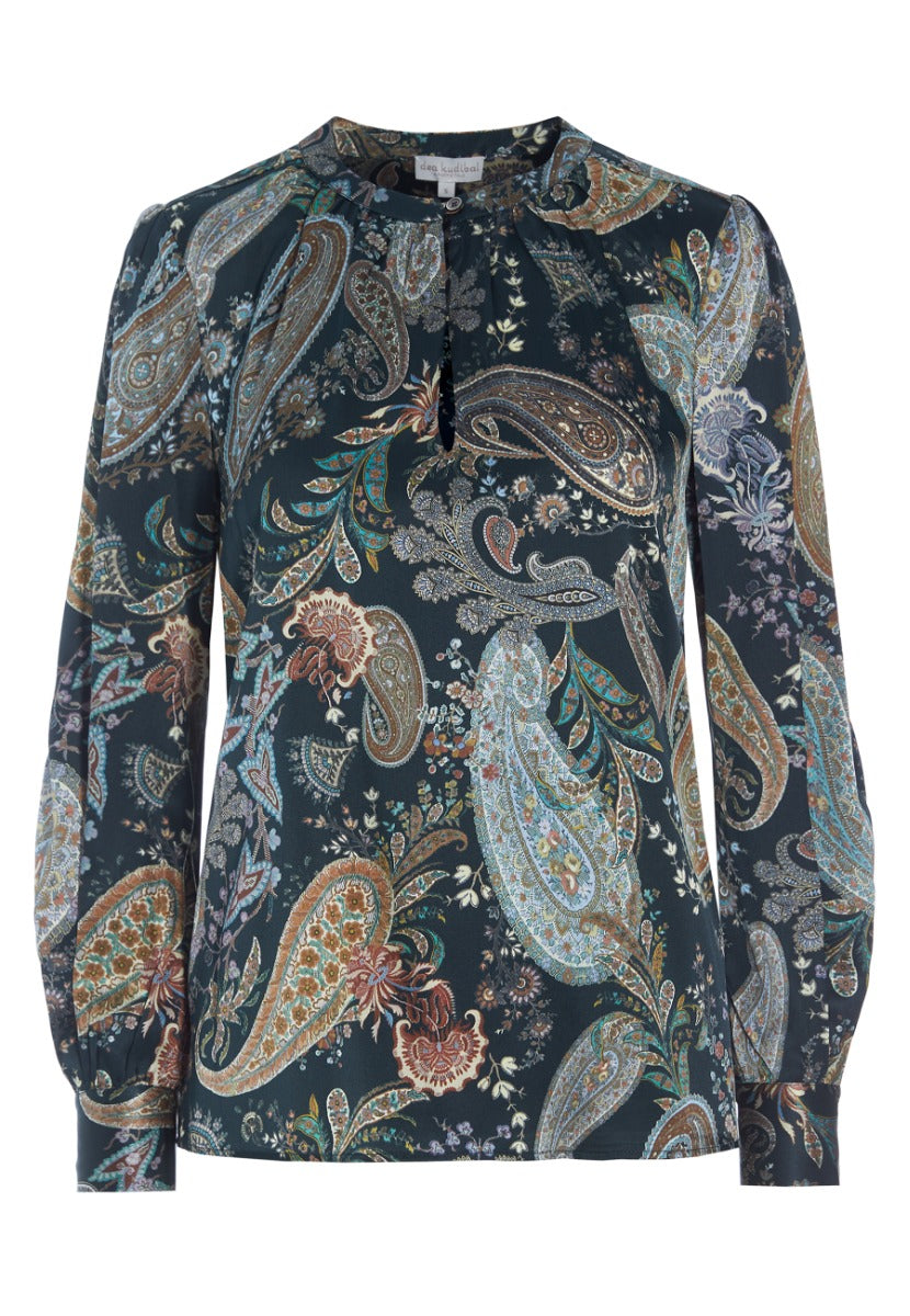 Dea Kudibal STACY Bluse Paisley Pine
