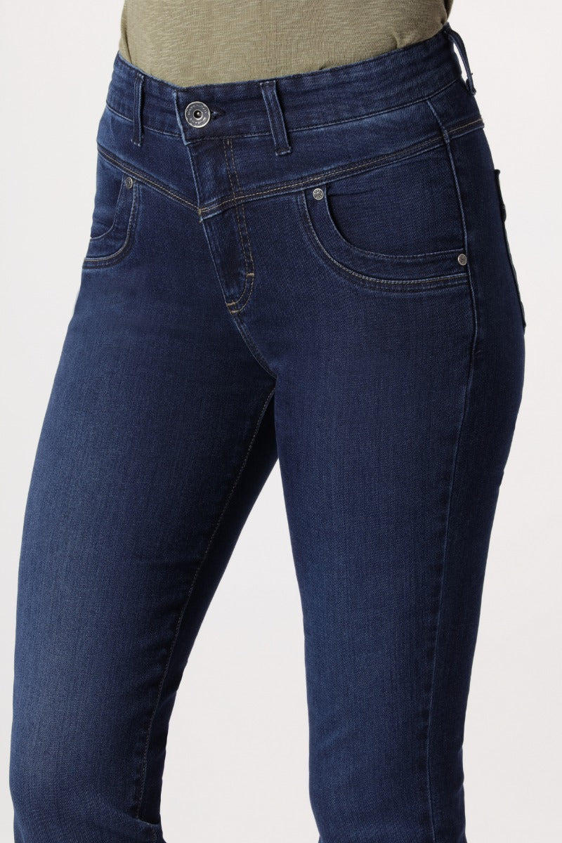 Bessie Diva Jeans Denim Blå L32
