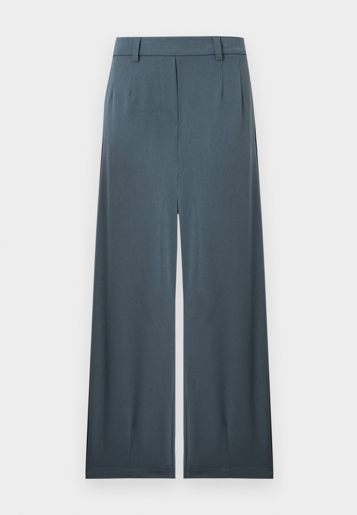 OBJECT LISA Barrel Buks High Waist Dark Slate Grå