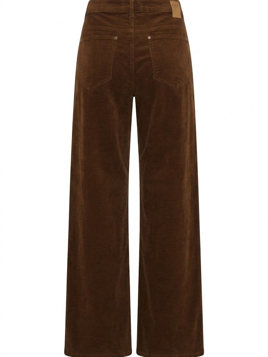 Cero Barrel Bukser Wide Leg Tobacco Brun