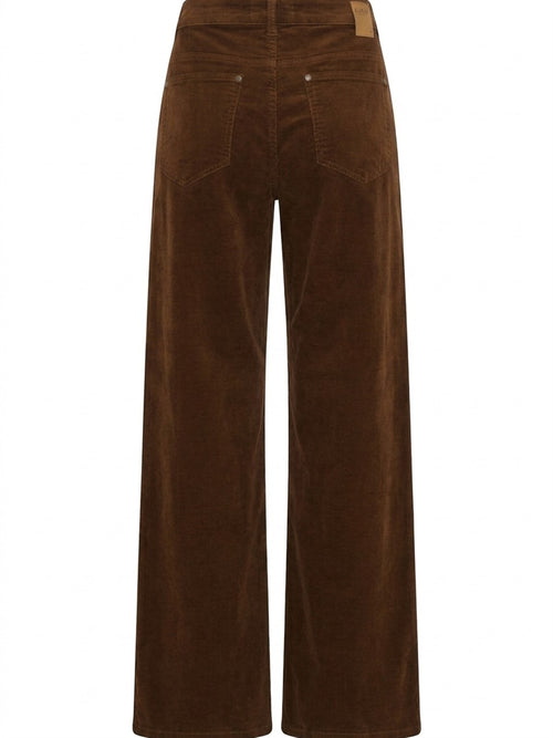 Cero Barrel Bukser Wide Leg Tobacco Brun