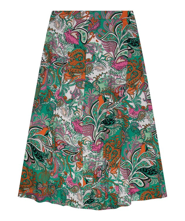 ESQUALO Nederdel lang Tropical Paisley