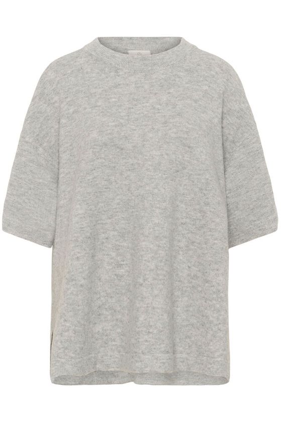 KAFFE Niel Pullover Lys Grå Melange