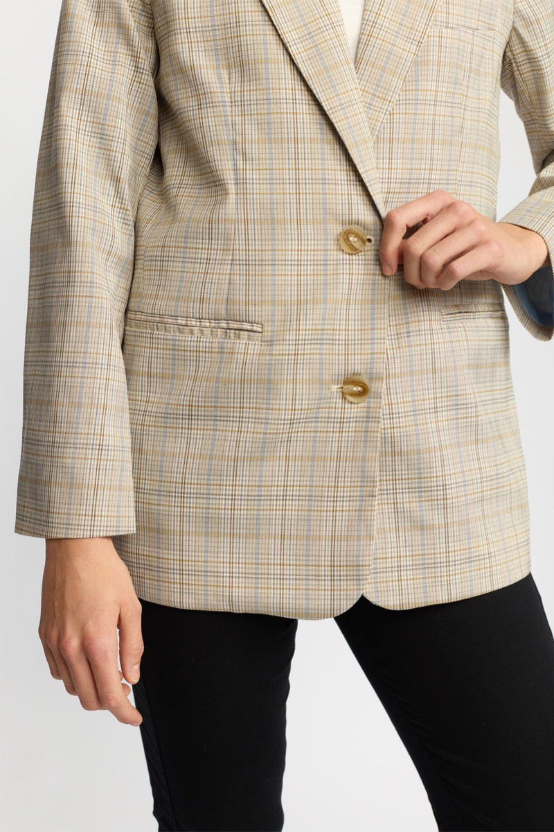 2 Biz Jolla Blazer Stribet Check