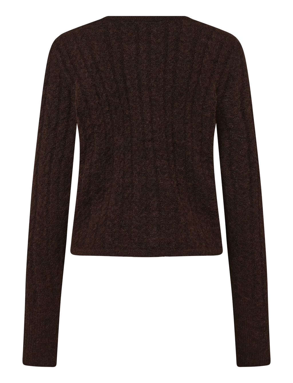 KAFFE Melanie Cardigan Coffee Bean Melange