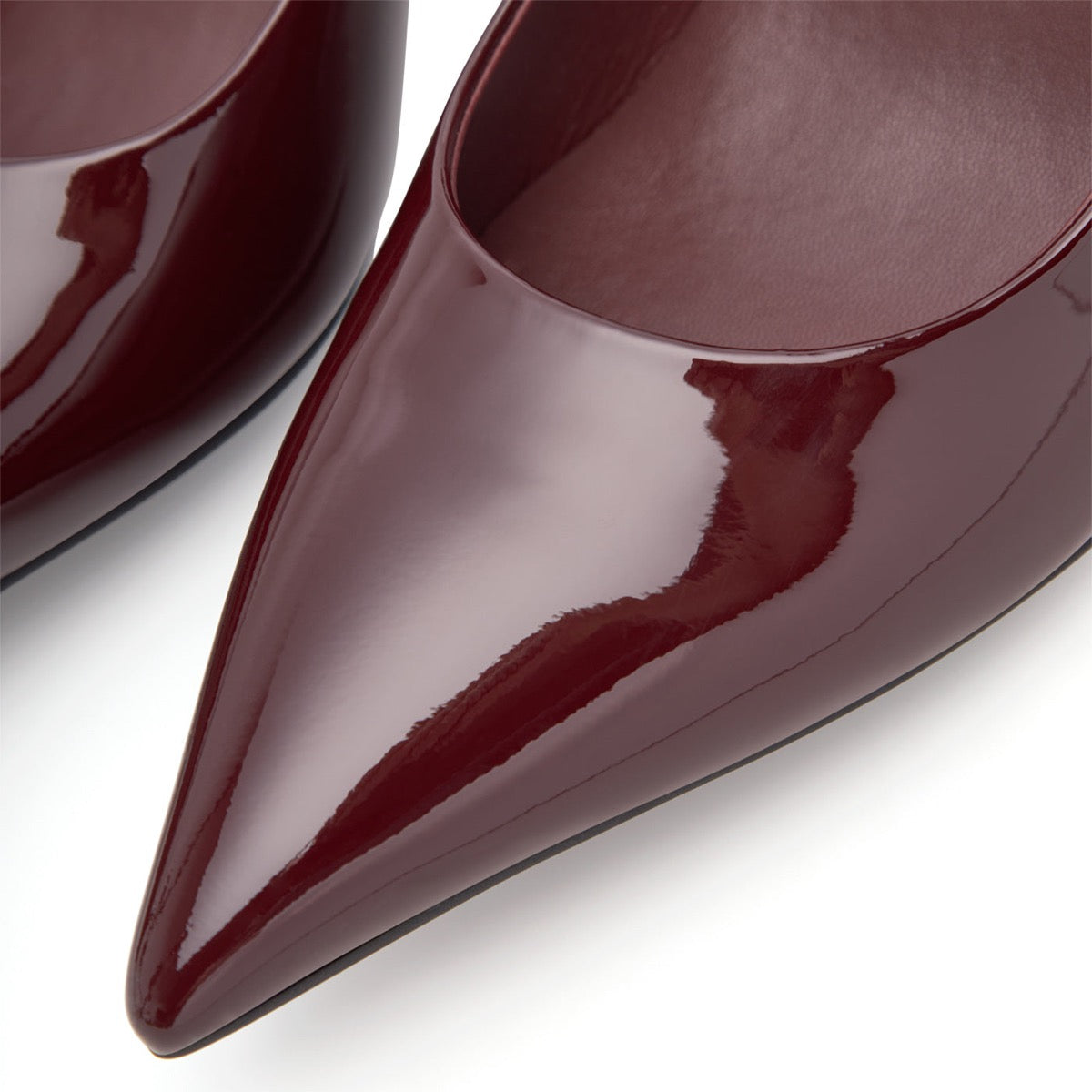 WODEN Laura Patent Stilet Cherry