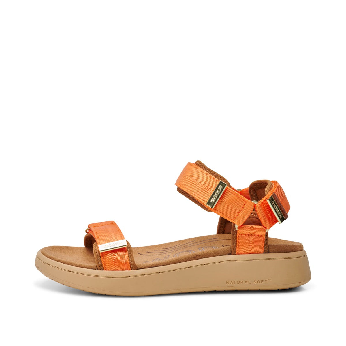 WODEN Line Sandal Tiger Orange