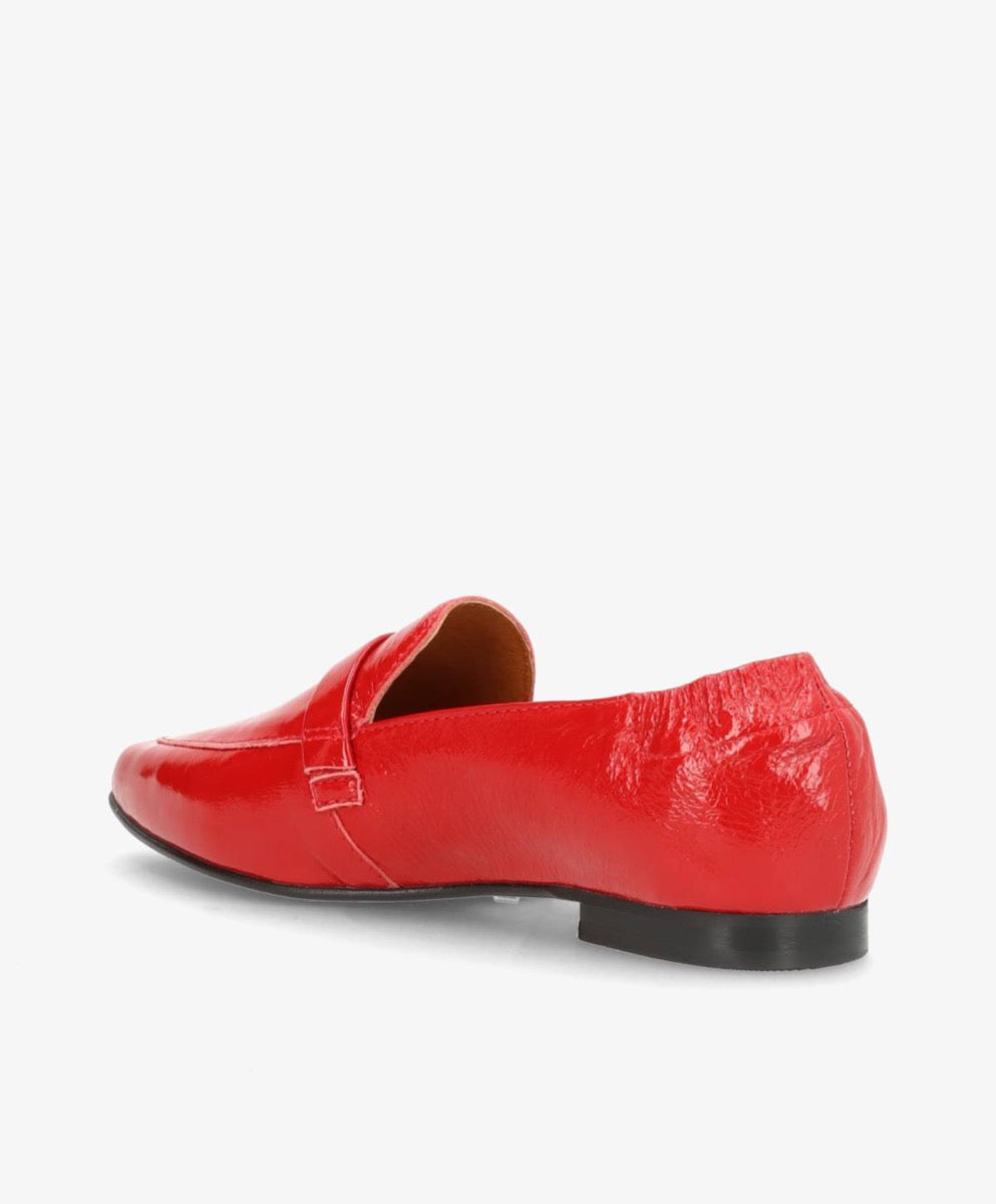 ShoeDesign LUCY Ballerina Skind Rød