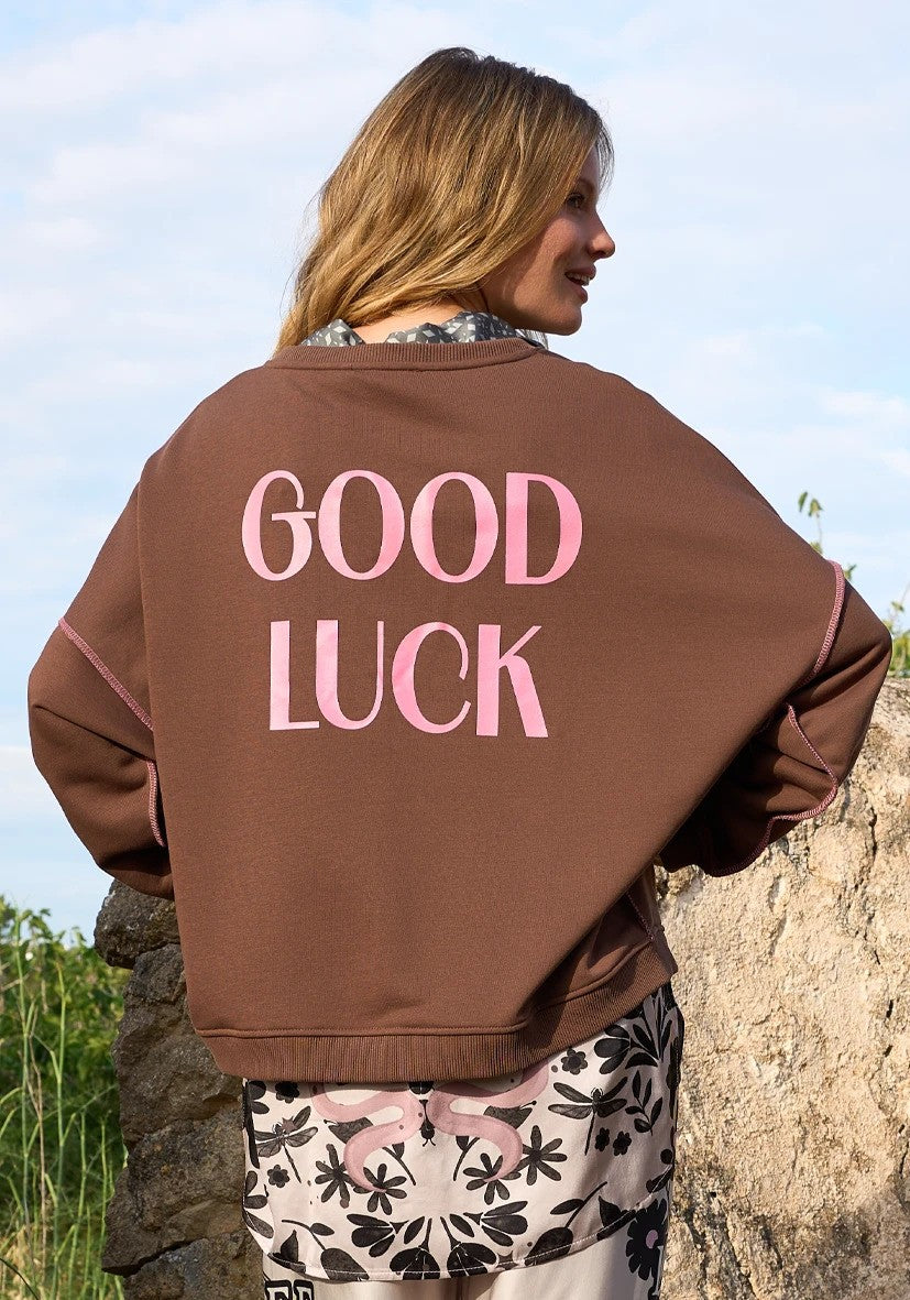 MISS GOODLIFE Roundneck GOOD KARMA Brun
