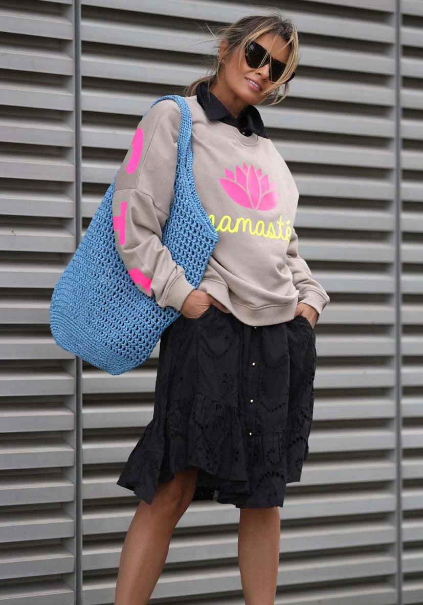 MISS GOODLIFE Double Namaste Roundneck Sand Pink
