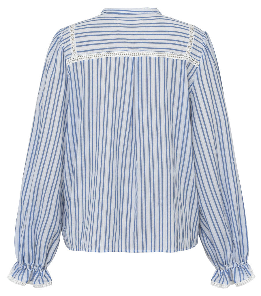 GOSSIA MowaGO Bluse Blå Striber