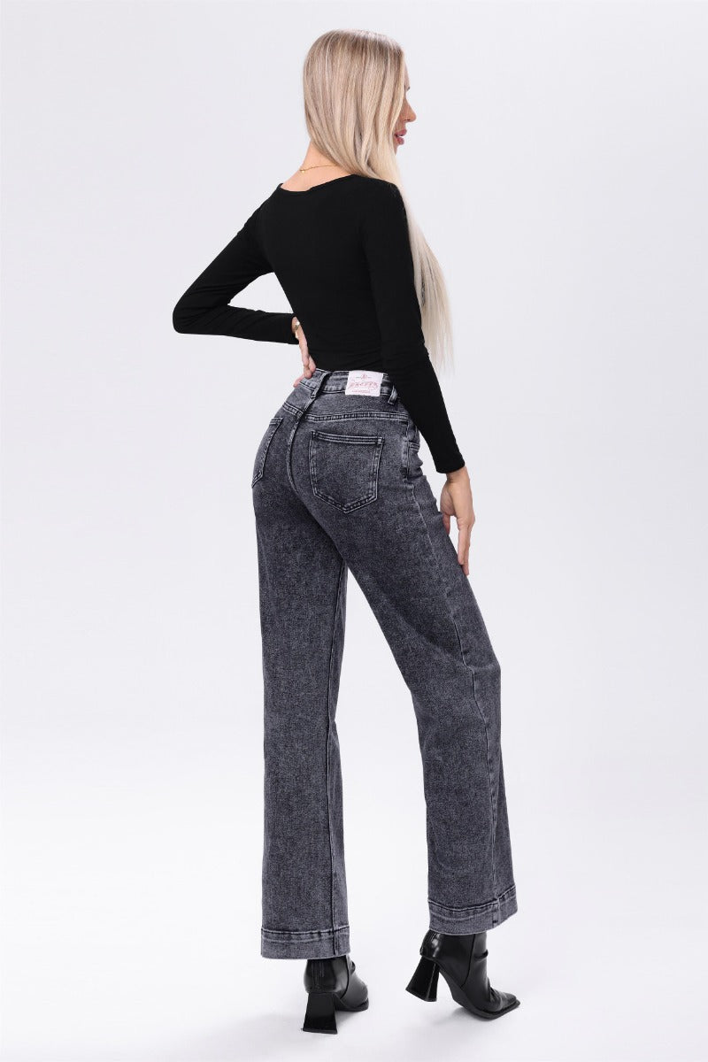 Jewelly AUTI Jeans Lynlås Sten Grå